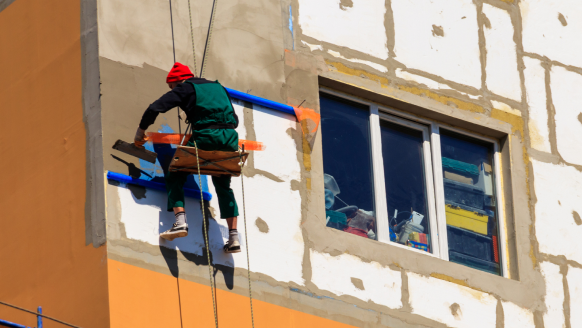 Pintura Fachada Prédio Construtora V4 Engenharia Brasília Df